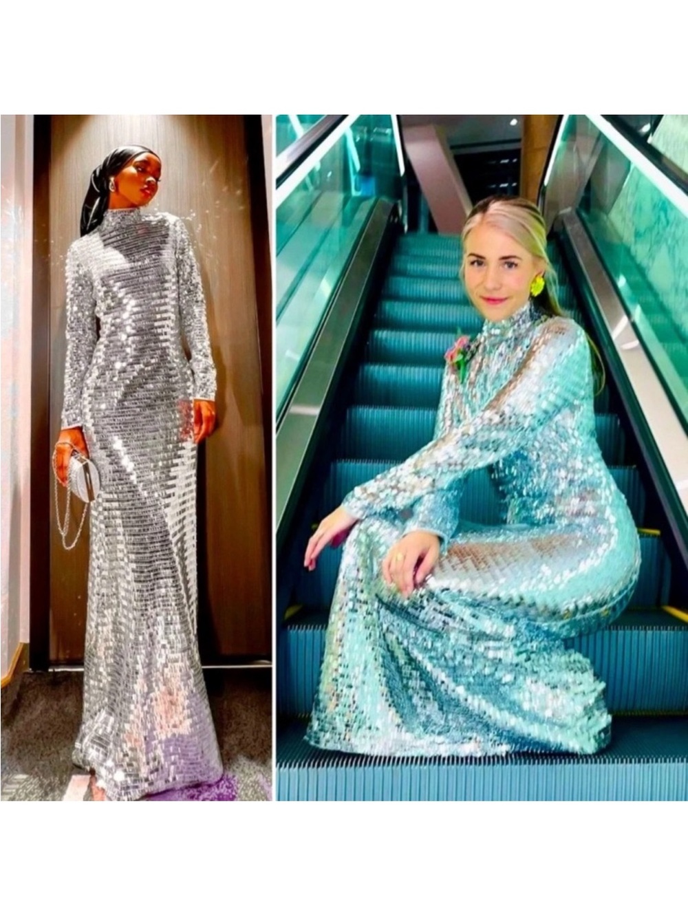 Simon Miller Sculpty Sequin Maxi Dress